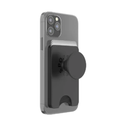 PopSockets Black — PopWallet+ For MagSafe -PopSockets Soldes PW MagSafe Black 06A Device Black Cards