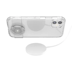 PopSockets Clear — IPhone 11/ XR -PopSockets Soldes PopCase Clear Clear IP11 05 Charging