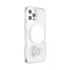 PopSockets Clear — IPhone 12 Pro Max -PopSockets Soldes PopCase Clear Clear IP12ProMax 08 Charging Portrait
