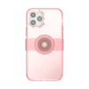 PopSockets Peachy — IPhone 12 | 12 Pro -PopSockets Soldes PopCase Clear Peachy IP12 12Pro 01C Front Device