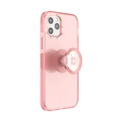 PopSockets Peachy — IPhone 12 | 12 Pro -PopSockets Soldes PopCase Clear Peachy IP12 12Pro 04B Expanded Device