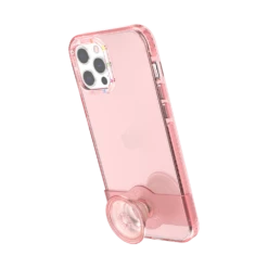 PopSockets Peachy — IPhone 12 Pro Max -PopSockets Soldes PopCase Clear Peachy IP12ProMax 06 Portrait