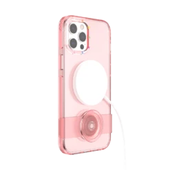 PopSockets Peachy — IPhone 12 Pro Max -PopSockets Soldes PopCase Clear Peachy IP12ProMax 08 Charging Portrait