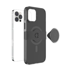 PopSockets Black — IPhone 12 Pro Max For MagSafe -PopSockets Soldes PopCase MagSafe Black IP12ProMax 05 Detached