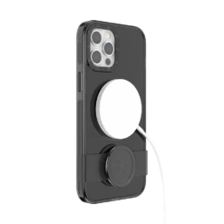 PopSockets Black — IPhone 12 Pro Max For MagSafe -PopSockets Soldes PopCase MagSafe Black IP12ProMax 08 Charging Portrait