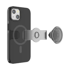 PopSockets Black — IPhone 13 MagSafe -PopSockets Soldes PopCase MagSafe Black IP13 02 Detached