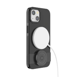 PopSockets Black — IPhone 13 MagSafe -PopSockets Soldes PopCase MagSafe Black IP13 05 Charging