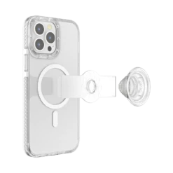 Devant -PopSockets Soldes PopCase MagSafe Clear IP13ProMax 02 Detached