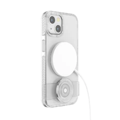 PopSockets Clear — IPhone 13 MagSafe -PopSockets Soldes PopCase MagSafe Clear IP13 05 Charging