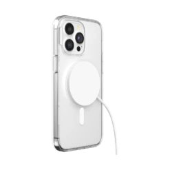 PopSockets Clear — IPhone 15 Pro Max For MagSafe -PopSockets Soldes PopCase MagSafe Clear IP15ProMax 05 Charging