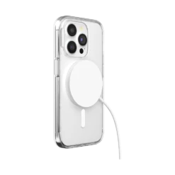 PopSockets Clear — IPhone 15 Pro For MagSafe -PopSockets Soldes PopCase MagSafe Clear IP15Pro 05 Charging