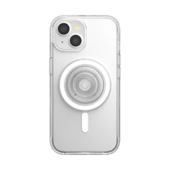 Devant -PopSockets Soldes PopCase MagSafe Clear IP15 01 Front