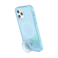 PopSockets Blue Opalescent — IPhone 12 | 12 Pro For MagSafe -PopSockets Soldes PopCase MagSafe Opalescent Blue IP12 12Pro 06 Portrait
