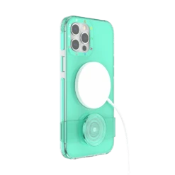 PopSockets Spearmint — IPhone 12 Pro Max For MagSafe -PopSockets Soldes PopCase MagSafe Spearmint IP12ProMax 08 Charging Portrait