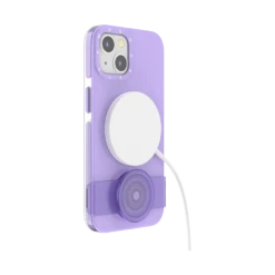 PopSockets Violet — IPhone 13 MagSafe -PopSockets Soldes PopCase MagSafe Violet IP13 05 Charging