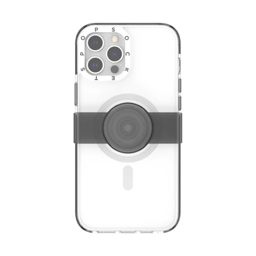 PopSockets White — IPhone 12 Pro Max For MagSafe -PopSockets Soldes PopCase MagSafe White IP12ProMax 01C Front Device