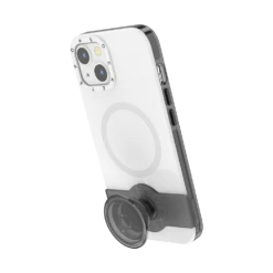 PopSockets White — IPhone 13 MagSafe -PopSockets Soldes PopCase MagSafe White IP13 06 Portrait