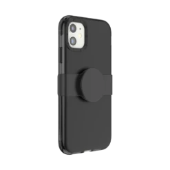 PopSockets Black — IPhone 11/ XR -PopSockets Soldes PopCase Solid Black IP11 03 Collapsed