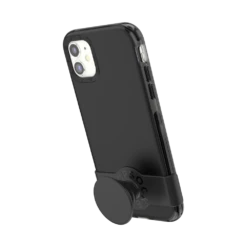 PopSockets Black — IPhone 11/ XR -PopSockets Soldes PopCase Solid Black IP11 06 Portrait