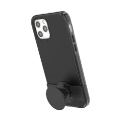 PopSockets Black — IPhone 12 | 12 Pro -PopSockets Soldes PopCase Solid Black IP12 12Pro 06 Portrait