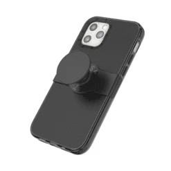 PopSockets Black — IPhone 12 | 12 Pro -PopSockets Soldes PopCase Solid Black IP12 12Pro Animation 1
