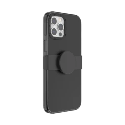 PopSockets Black — IPhone 12 Pro Max 12 PopSockets Black — IPhone 12 Pro Max -PopSockets Soldes PopCase Solid Black IP12ProMax 03B Collapsed Device