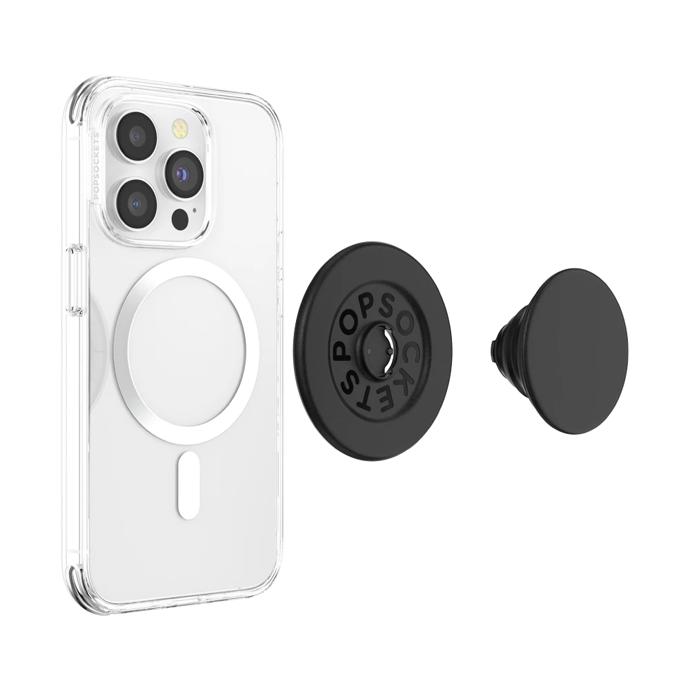 PopSockets Black — PopGrip For MagSafe - Round 8 PopSockets Black — PopGrip For MagSafe - Round – Image 7