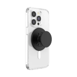 PopSockets Black — PopGrip For MagSafe - Round 20 PopSockets Black — PopGrip For MagSafe - Round -PopSockets Soldes PopGrip MagSafe Black 05 Device Expanded