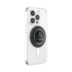 PopSockets Harry Potter — Deathly Hallows™ PopGrip For MagSafe - Round -PopSockets Soldes PopGrip MagSafe Enamel Deathly Hallows 04 Device Collapsed