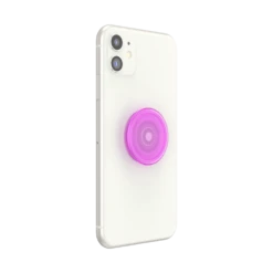 PopSockets PlantCore Sweet Pink -PopSockets Soldes PopGrip Plant Sweet Pink 06 Device White Collapsed
