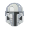 PopSockets Star Wars — PopOut Mandalorian Helmet -PopSockets Soldes PopOuts Mandalorian Helmet 01 Top