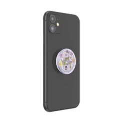 PopSockets PlantCore Purple Fields -PopSockets Soldes PopPlant Purple Fields 04 Device Black Collapsed