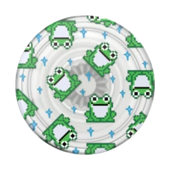 PopSockets PlantCore Translucent 8 Bit Frogs