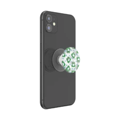 PopSockets PlantCore Translucent 8 Bit Frogs -PopSockets Soldes PopPlant 8 Bit Frogs 05 Device Black Expanded