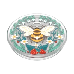 PopSockets PlantCore Translucent Bee Boho -PopSockets Soldes PopPlant Bee Boho 02 Collapsed
