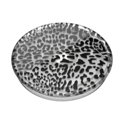 PopSockets PlantCore Translucent Black Leopard -PopSockets Soldes PopPlant Black Leopard 02 Collapsed