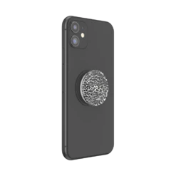 PopSockets PlantCore Translucent Black Leopard -PopSockets Soldes PopPlant Black Leopard 04 Device Black Collapsed