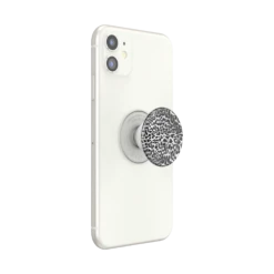 PopSockets PlantCore Translucent Black Leopard -PopSockets Soldes PopPlant Black Leopard 07 Device White Expanded