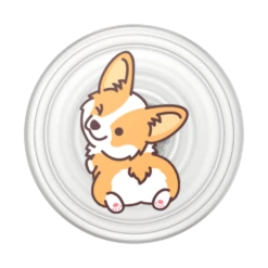 PopSockets PlantCore Translucent Cheeky Corgi