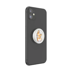 PopSockets PlantCore Translucent Cheeky Corgi 13 PopSockets PlantCore Translucent Cheeky Corgi -PopSockets Soldes PopPlant Cheeky Corgi 04 Device Black Collapsed