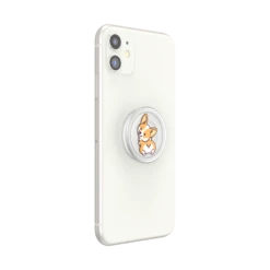 PopSockets PlantCore Translucent Cheeky Corgi 15 PopSockets PlantCore Translucent Cheeky Corgi -PopSockets Soldes PopPlant Cheeky Corgi 06 Device White Collapsed