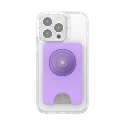 PopSockets Lavender — PopWallet+ For MagSafe -PopSockets Soldes PopWallet MagSafe Lavender 01C Front Device