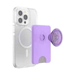 PopSockets Lavender — PopWallet+ For MagSafe -PopSockets Soldes PopWallet MagSafe Lavender 03 Device Detached