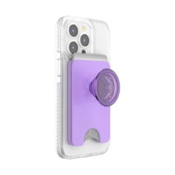 PopSockets Lavender — PopWallet+ For MagSafe -PopSockets Soldes PopWallet MagSafe Lavender 06 Device Cards