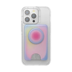 PopSockets Aura — PopWallet+ For MagSafe 15 PopSockets Aura — PopWallet+ For MagSafe -PopSockets Soldes PopWallet MagSafe Aura 01C Front Device
