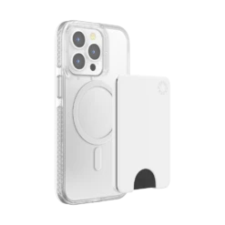 PopSockets PopWallet Custom Design -PopSockets Soldes PopWallet MagSafe White 03 Device Detached
