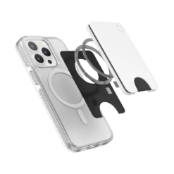 PopSockets PopWallet Custom Design -PopSockets Soldes PopWallet MagSafe White 07 Exploded