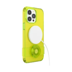 PopSockets Blazing Lime — IPhone 14 Pro Max 12 PopSockets Blazing Lime — IPhone 14 Pro Max -PopSockets Soldes Popcase Blazing Lime IP14ProMax 05 Charging