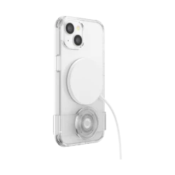 PopSockets Clear — IPhone 14 | 13 -PopSockets Soldes Popcase Clear IP14 05 Charging