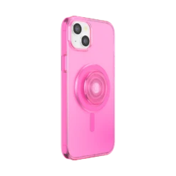 PopSockets Baeby Pink Translucent — IPhone 15 Plus For MagSafe -PopSockets Soldes Popcase MagSafe BaebyPink IP15Plus 03 Collapsed